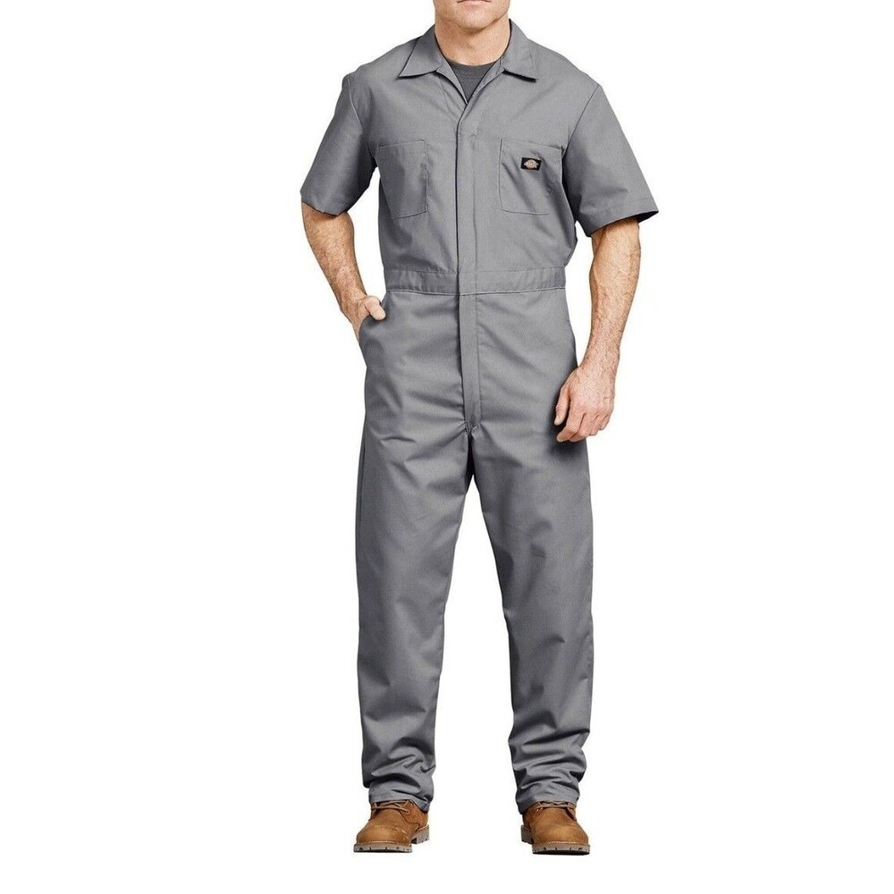 Vintage Dickies Grey S/S Overalls Size 40 Short **
